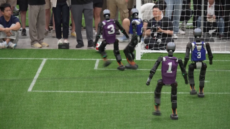 Sân cỏ Incheon Hàn Quốc sôi động với giải vô địch bóng đá RoboCup 2026