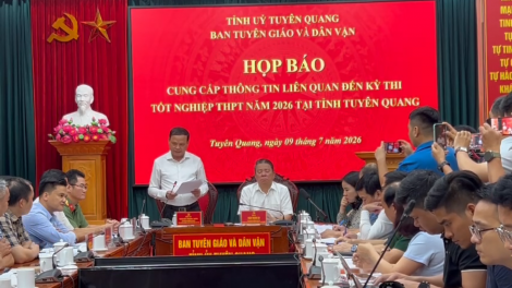 Khởi tố 4 bị can vụ điểm 10 môn toán bất thường tại Tuyên Quang