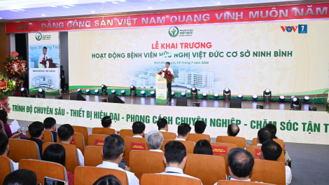 Thời sự 18h 9/7/2026: Thủ tướng dự khai trương hoạt động Bệnh viện Hữu nghị Việt Đức cơ sở Ninh Bình