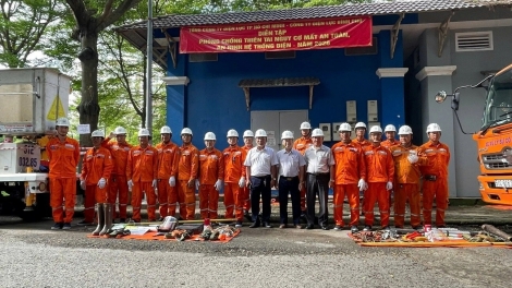 Ngành điện TP.HCM: Diễn tập các phương án đảm bảo an toàn lưới điện