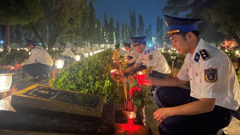 Bộ Tư lệnh Vùng Cảnh sát biển 3 tổ chức nhiều hoạt động "Đền ơn đáp nghĩa"