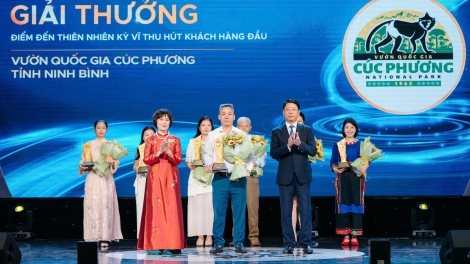 Vườn Quốc gia Cúc Phương đạt danh hiệu “Điểm đến thiên nhiên kỳ vĩ thu hút khách du lịch hàng đầu"