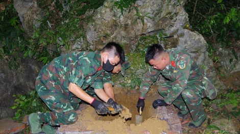 Cao Bằng: Cất bốc, truy điệu và an táng hài cốt liệt sĩ tại xã Phục Hòa