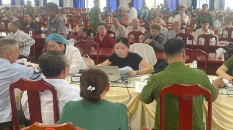 Công an tỉnh Cà Mau triển khai thu nhận mẫu ADN trên địa bàn toàn tỉnh
