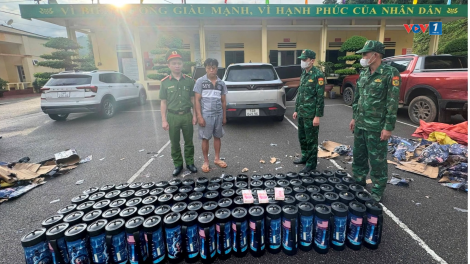 Quảng Ninh: Liên tiếp bắt giữ các đối tượng vận chuyển hàng trăm bình “khí cười”