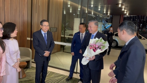 Tổng Bí thư, Chủ tịch nước Tô Lâm tới Sydney, bắt đầu thăm cấp Nhà nước Australia