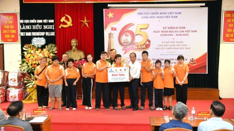Làng Hữu nghị Việt Nam kỷ niệm 65 năm Ngày Thảm họa da cam Việt Nam