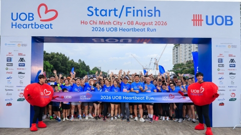 Giải chạy UOB Heartbeat Run 2026 gây quỹ hơn 950 triệu đồng, mở rộng cơ hội học tập số cho trẻ em 