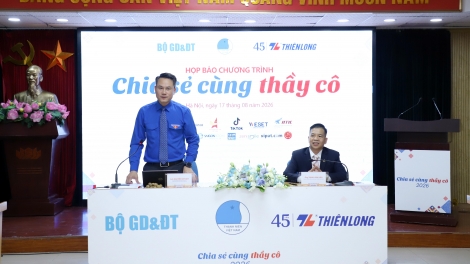 Chương trình chia sẻ cùng thầy cô năm 2026: Lan tỏa những hành trình gieo chữ