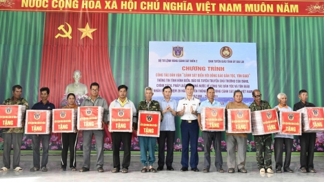Vùng Cảnh sát biển 2: Lan tỏa nghĩa tình quân dân từ những việc làm thiết thực