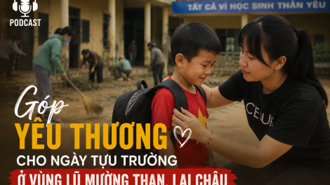 Góp yêu thương cho ngày tựu trường ở vùng lũ Mường Than