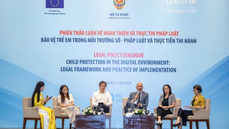 UNICEF và EU đồng hành cùng Việt Nam xây dựng rào chắn pháp lý bảo vệ trẻ em trên môi trường số
