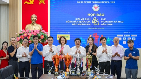 Giải vô địch bóng bàn quốc gia Báo Nhân Dân lần thứ 44 sắp diễn ra tại Hải Phòng