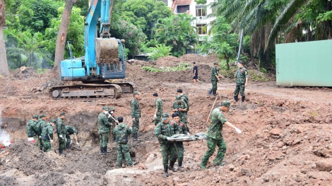 Quy tập thêm 15 hài cốt liệt sĩ tại Công viên Lê Thị Riêng