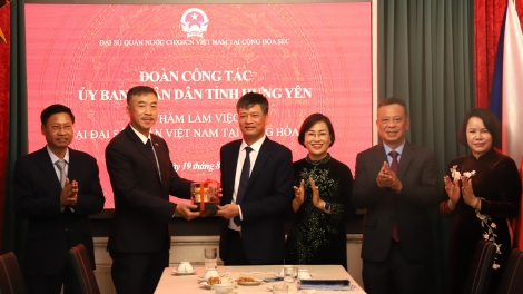 Hưng Yên đẩy mạnh xúc tiến thương mại và đầu tư tại Cộng hòa Séc