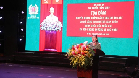 Tọa đàm truyền thông chính sách các dự án Luật do Bộ Công an chủ trì soạn thảo