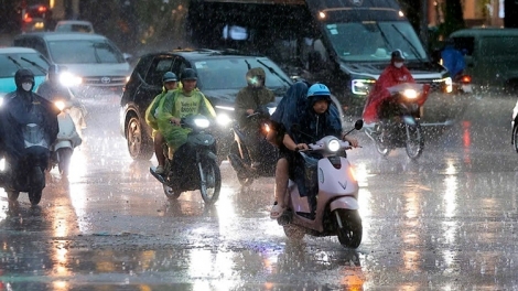 Dự báo thời tiết ngày 7/8: Mưa lớn bao trùm Bắc Bộ về đêm và sáng sớm