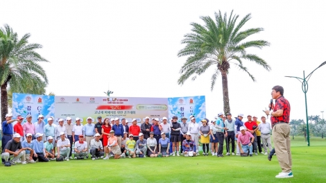 Gần 150 golfer của Việt Nam và Hàn Quốc thi đấu để sẻ chia nỗi đau với nạn nhân da cam/dioxin