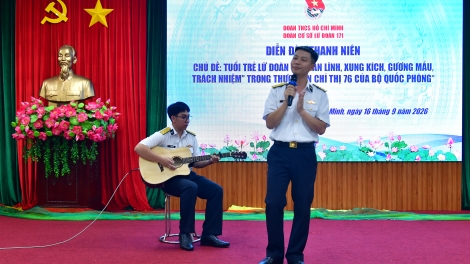 Lữ đoàn 171 phát huy vai trò tuổi trẻ trong giữ nghiêm kỷ luật
