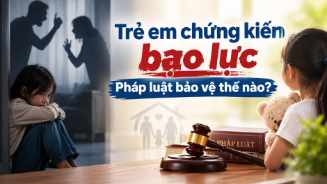 Trẻ em chứng kiến bạo lực – Pháp luật bảo vệ thế nào?