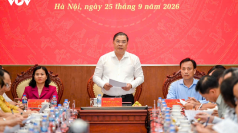 Thời sự 21h30 25/9/2026: Tập trung khơi thông nguồn lực, thúc đẩy tăng trưởng