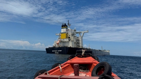 Quảng Ngãi khẩn trương ứng phó sự cố tàu Merchant Mariner