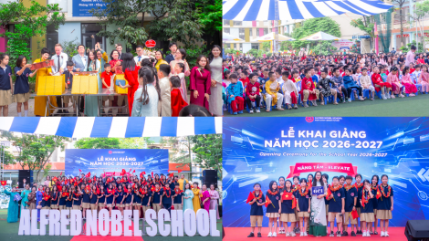 Rộn ràng ngày khai trường, mở một hành trình “Nâng tầm” tại Alfred Nobel
