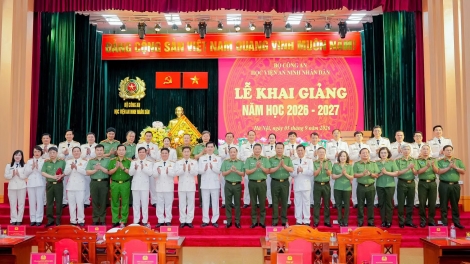 Học viện An ninh Nhân tiếp tục nâng cao chất lượng giáo dục, đào tạo trong năm học 2026 - 2027