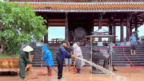 Quảng Trị tập trung khắc phục hậu quả mưa lũ, xử lý các điểm sạt lở