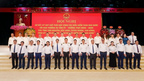 Kiểm toán nhà nước ký Quy chế phối hợp với 4 địa phương, nâng hiệu quả quản lý nguồn lực công