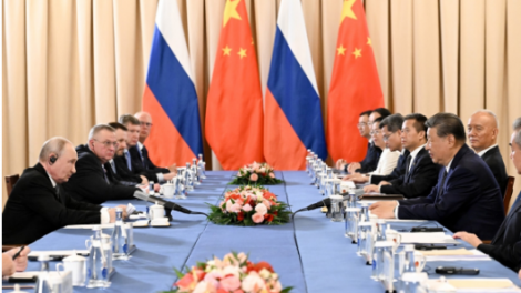 Tổng thống Nga Putin hội đàm với Chủ tịch Trung Quốc Tập Cận Bình