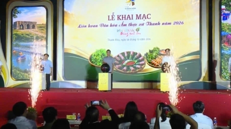 Gần 200 gian hàng tham gia Liên hoan Văn hóa ẩm thực xứ Thanh 2026