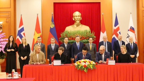 Việt Nam ký kết Hiệp định thương mại tự do với EFTA (VEVFTA)