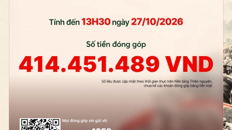 Chiến dịch “Tri ân chiến sĩ Trường Sơn” năm 2026 đạt hơn 50% mục tiêu đề ra
