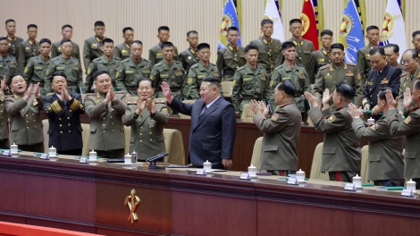 Ông Kim Jong Un dự hội nghị các chỉ huy đại đội quân đội Triều Tiên