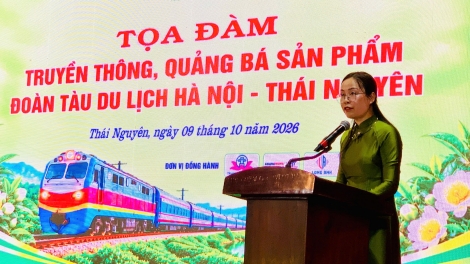 Thái Nguyên kết nối đường sắt với sản phẩm du lịch xứ Trà