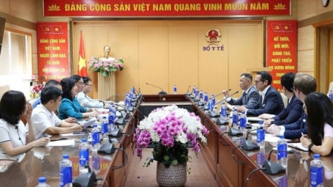 Bộ trưởng Bộ Y tế Đào Hồng Lan gặp gỡ lãnh đạo Tập đoàn DKSH