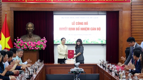 Bộ Văn hóa Thể Thao và Du lịch bổ nhiệm 4 Cục trưởng