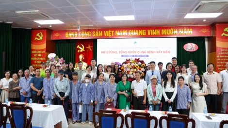 Tổ chức tuần khám miễn phí và đề xuất tăng mức hưởng BHYT lên 70% cho bệnh nhân vảy nến