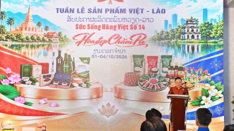 Tuần lễ sản phẩm Việt – Lào: Thêm cơ hội kết nối hàng hóa hai nước