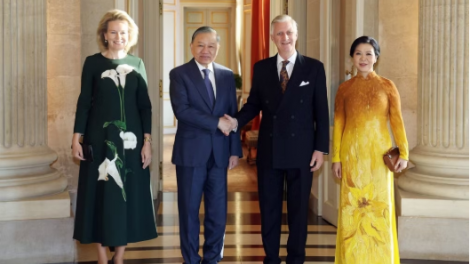 Tổng Bí thư, Chủ tịch nước Tô Lâm hội kiến Nhà Vua Vương quốc Bỉ Philippe