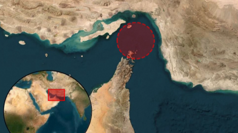 Siêu tàu dầu bị tấn công tại eo biển Hormuz
