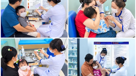 Hơn 100.000 trẻ em Việt Nam đã tiêm vắc xin tay chân miệng tại Hệ thống tiêm chủng VNVC