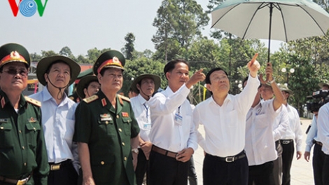 Chủ tịch nước Trương Tấn Sang thăm và chúc Tết lãnh đạo tỉnh Tây Ninh (Thời sự chiều 8/2/2016)