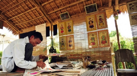 Tranh dân gian Đông Hồ dần hồi sinh (19/3/2016)