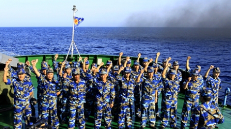 Biển đảo Việt Nam ngày 28/8/2014: Cảnh sát biển Việt Nam quyết tâm bảo vệ chủ quyền biển đảo của Tổ quốc