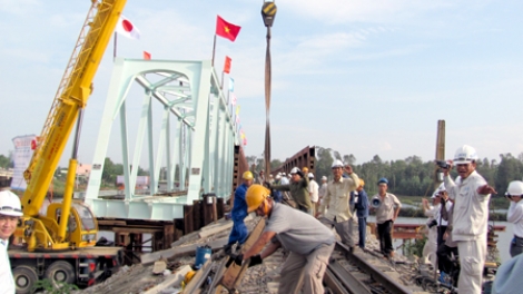 Theo dòng thời sự ngày 20/8/2014:  Quyết định  đổi chủ đầu tư 18 dự án đường sắt do triển khai chậm và tiêu cực.