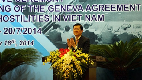 Thời sự trưa ngày 18/7/2014: Mít tinh kỷ niệm 60 năm ký kết hiệp định Giơ-ne-vơ.