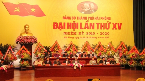 Thủ tướng Nguyễn Tấn Dũng dự và chỉ đạo Đại hội đại biểu Đảng bộ thành phố Hải Phòng lần thứ 15. (Thời sự chiều 22/10/2015)