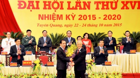 Tổng Bí thư Nguyễn Phú Trọng dự khai mạc Đại hội đại biểu Đảng bộ tỉnh Tuyên Quang lần thứ 16, nhiệm kỳ 2015-2020. (Thời sự chiều 23/10/2015)